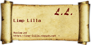 Limp Lilla névjegykártya